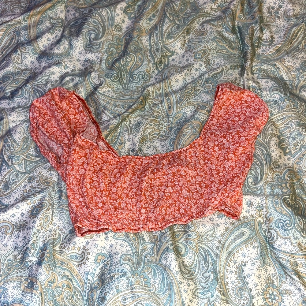 Floral Summer Crop Top